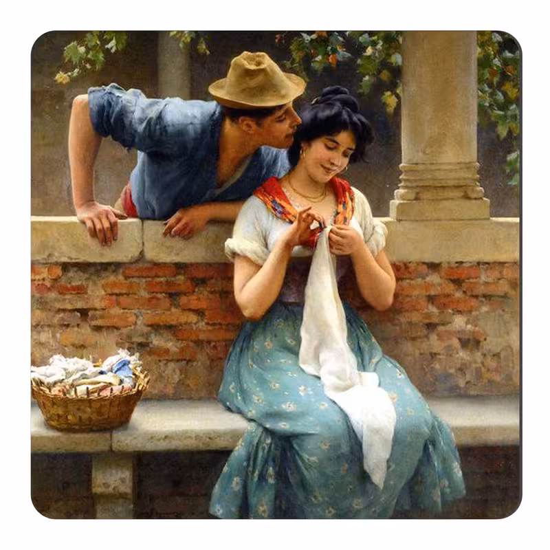 مگنت طرح عشاق روستایی کد wmg2604