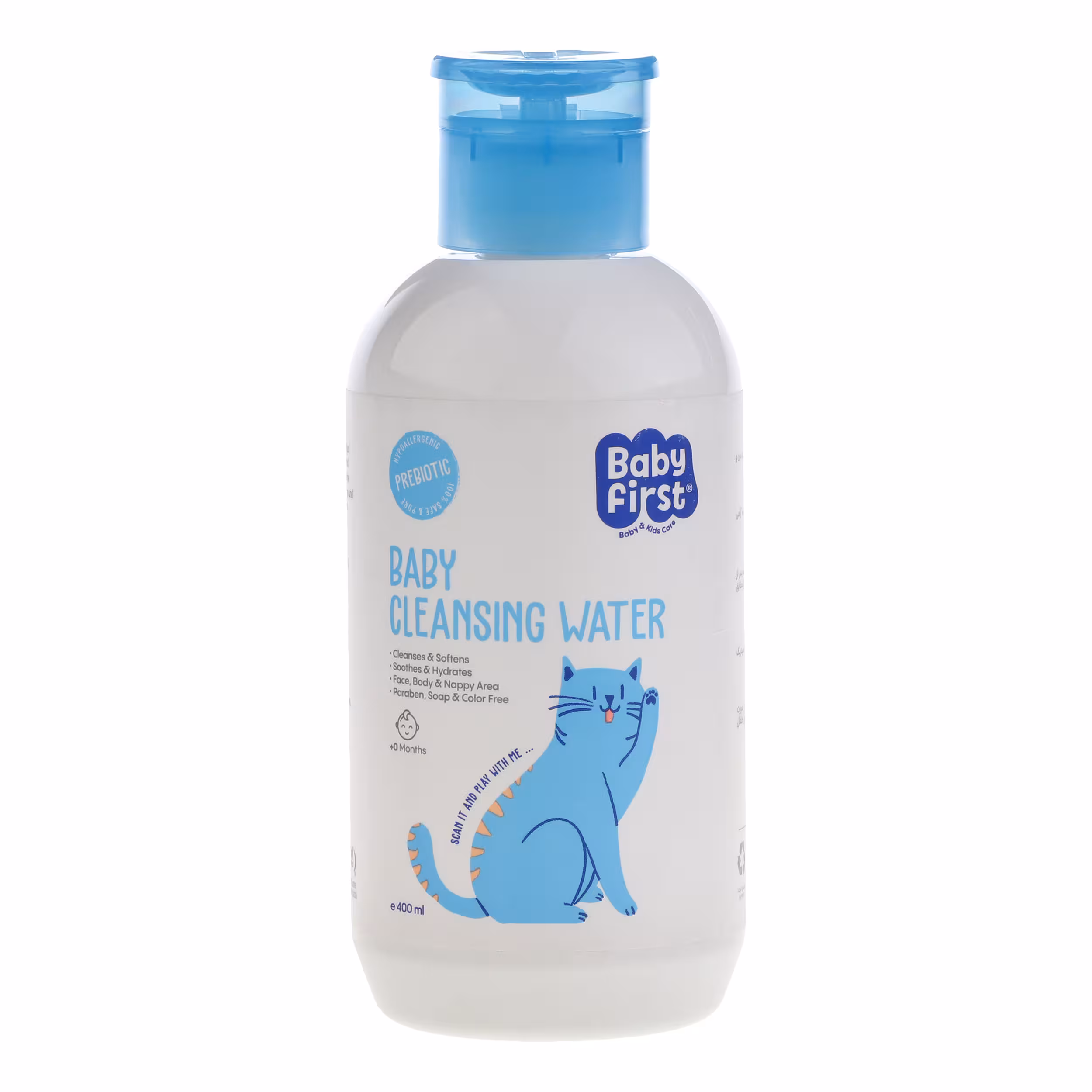 محلول پاک کننده کودک بیبی فرست پری بیوتیک 400 میل