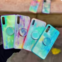 قاب چرمی هولوگرامی   پاپ سوکت برای سامسونگ A20S
