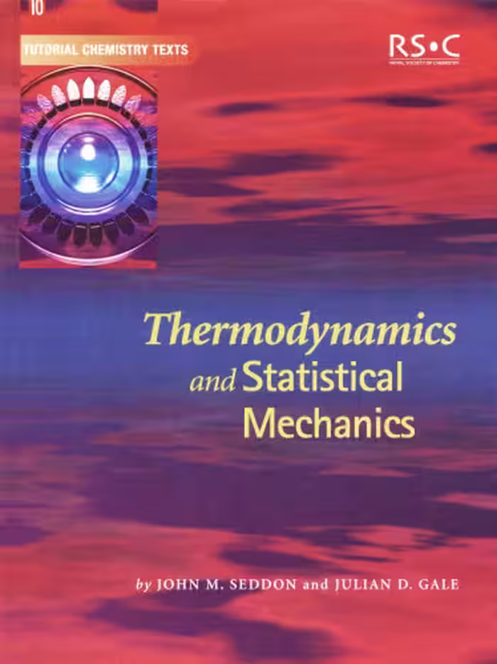 خرید و دانلود نسخه کامل کتاب Thermodynamics and Statistical Mechanics (Basic Concepts In Chemistry)