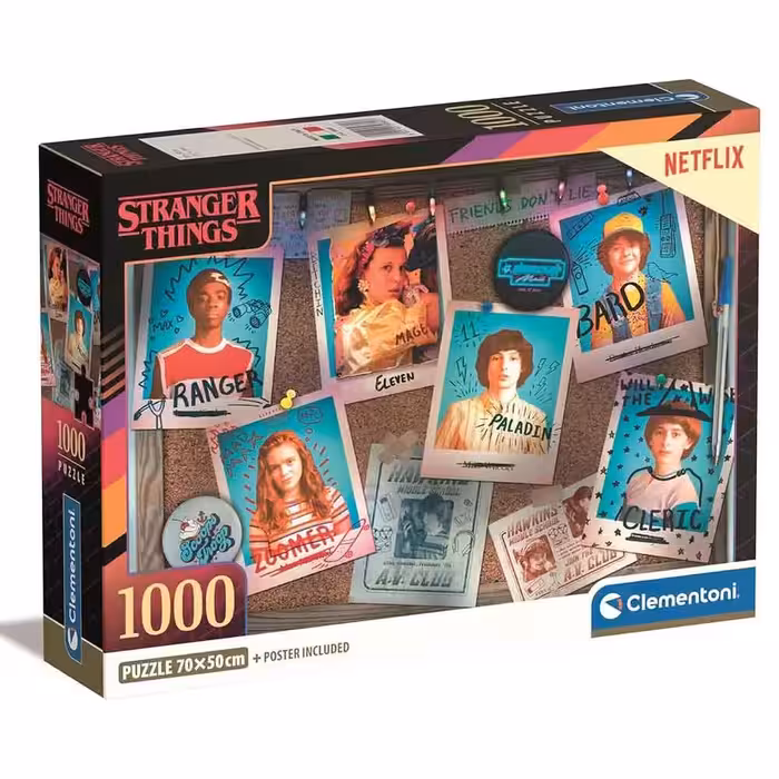 پازل 1000 تکه Stranger Things برند کلمنتونی