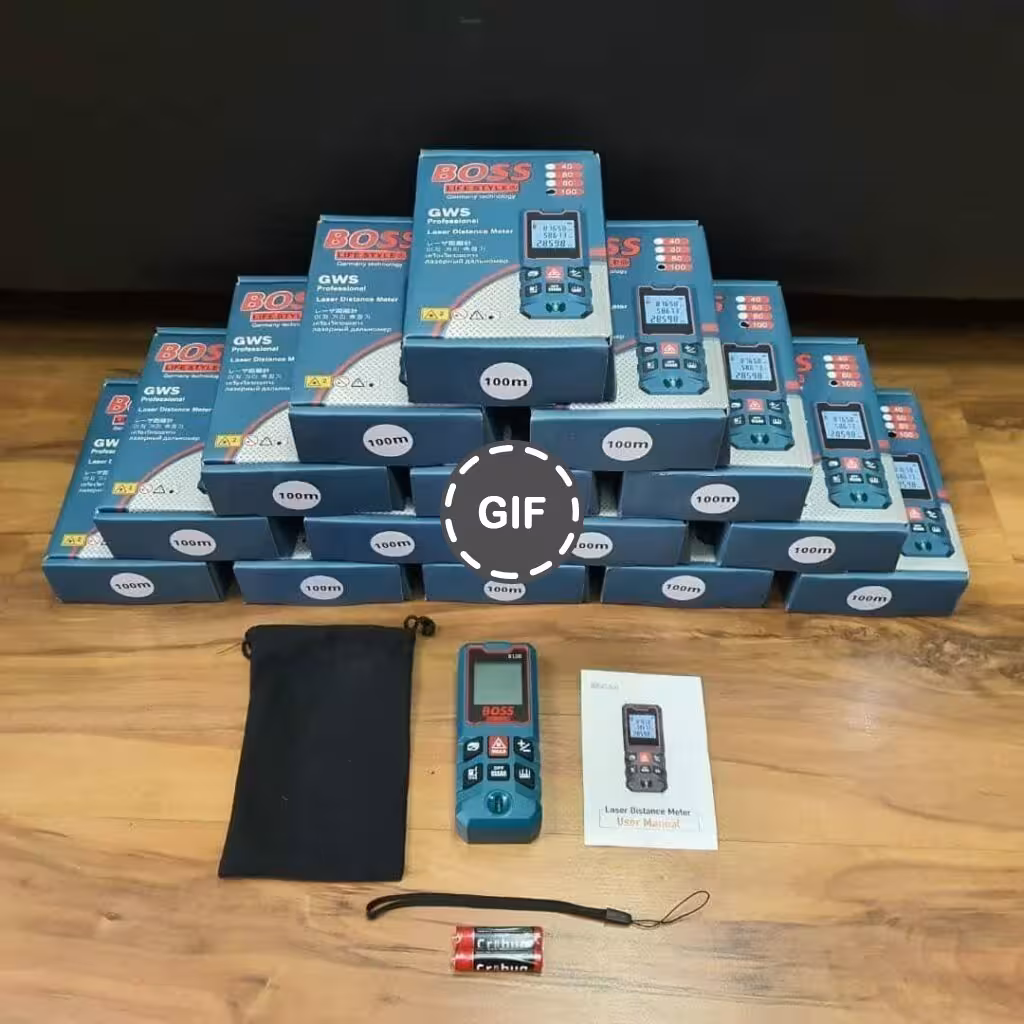 متر لیزری 100 متری ضد آب باس مدل B100