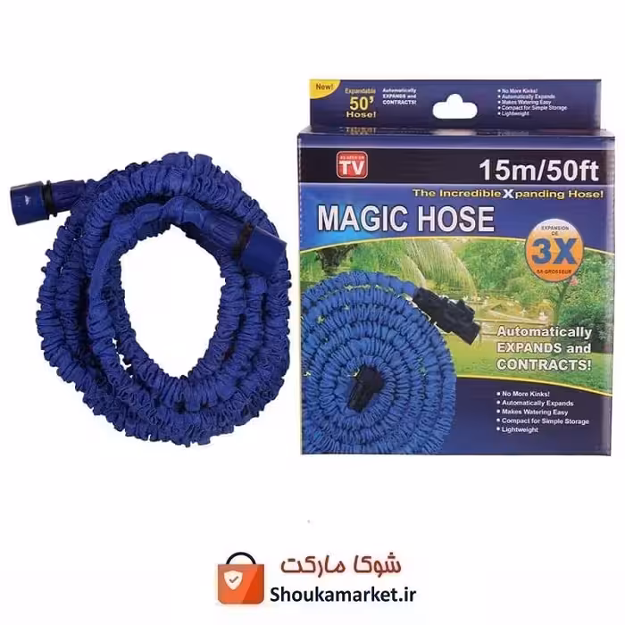 شیلنگ یا شلنگ جادویی Magic Hose مجیک هوز 15 متری و آبپاش GSH-001