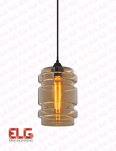 چراغ آویز شیشهای جدید مدل EL-141721AM