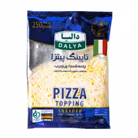 تاپینگ پیتزا رنده شده پر چرب دالیا 250 گرمی