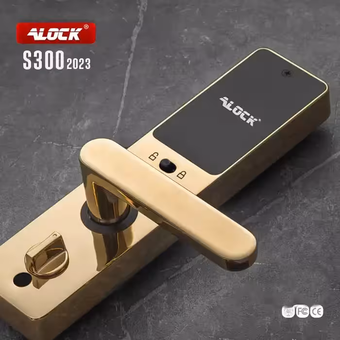 دستگیره هوشمند ALOCK مدل S300 2023 Gold
