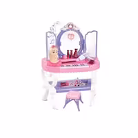 میز آرایش کودک مدل پیانو دار کدYL70015