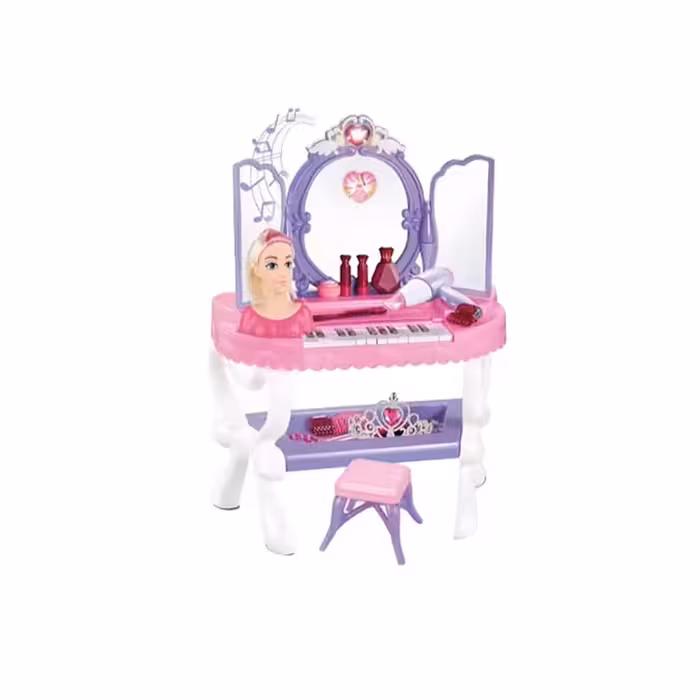 میز آرایش کودک مدل پیانو دار کدYL70015