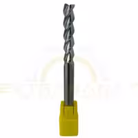 فرز انگشتی تمام الماس آلمینیوم سر تخت سه پر بلند 10 طول 150 MTS