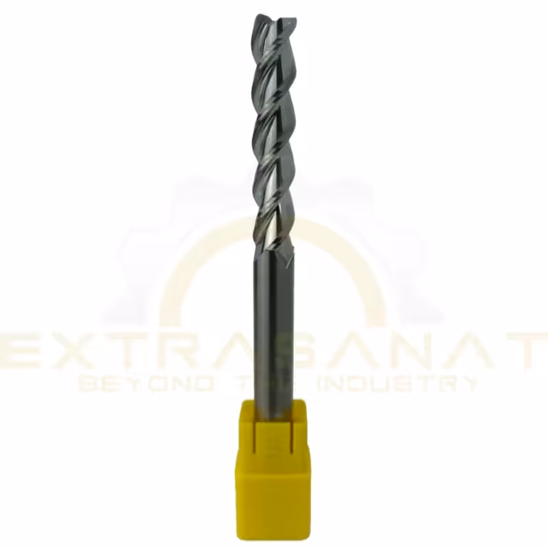 فرز انگشتی تمام الماس آلمینیوم سر تخت سه پر بلند 10 طول 150 MTS