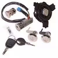 سوئیچ کامل ست 206 بدون ریموت هاچ بک - نصیر لوازم