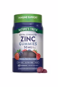 پاستیل وگان زینک Nature's Truth ـ بسته 60 عددی