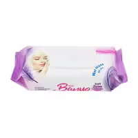 دستمال مرطوب آرایشی بانیو مدل SLM46 بسته 60 عددی