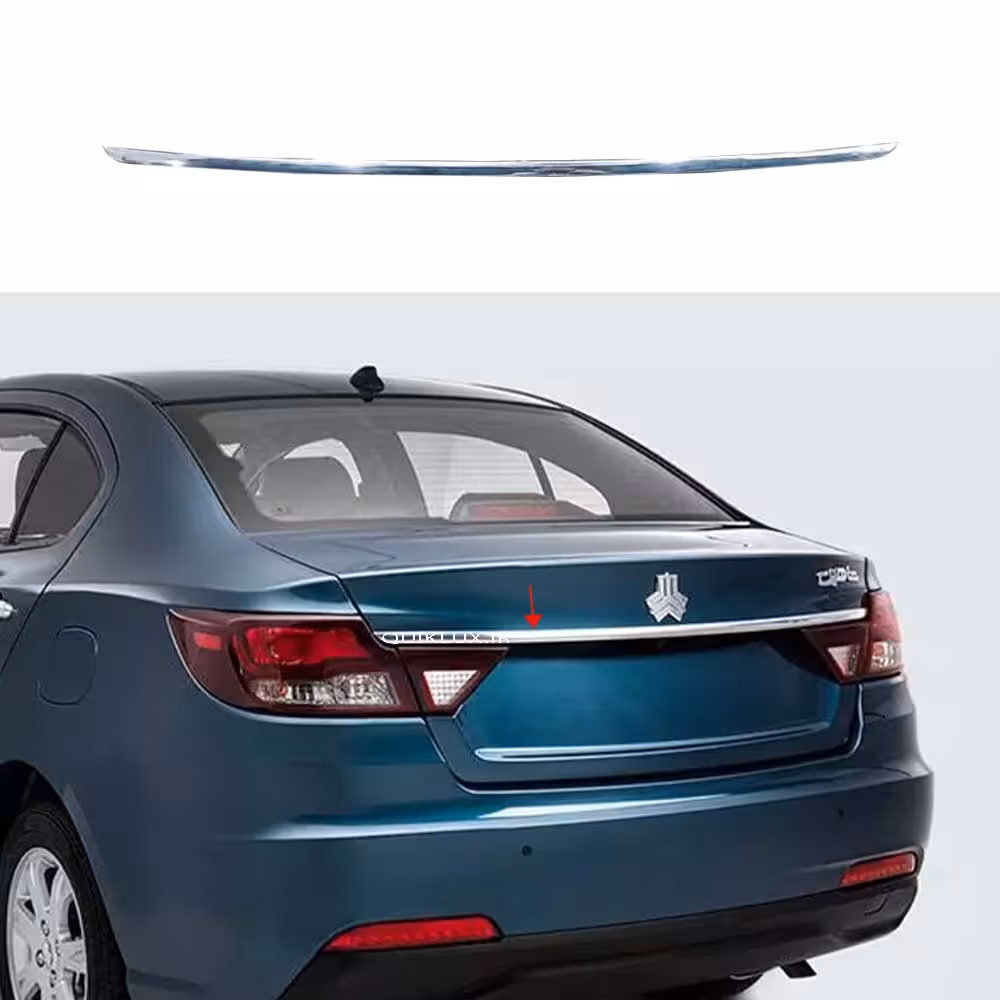 زه کروم صندوق شاهین طرح اتومات (بالای پلاک)