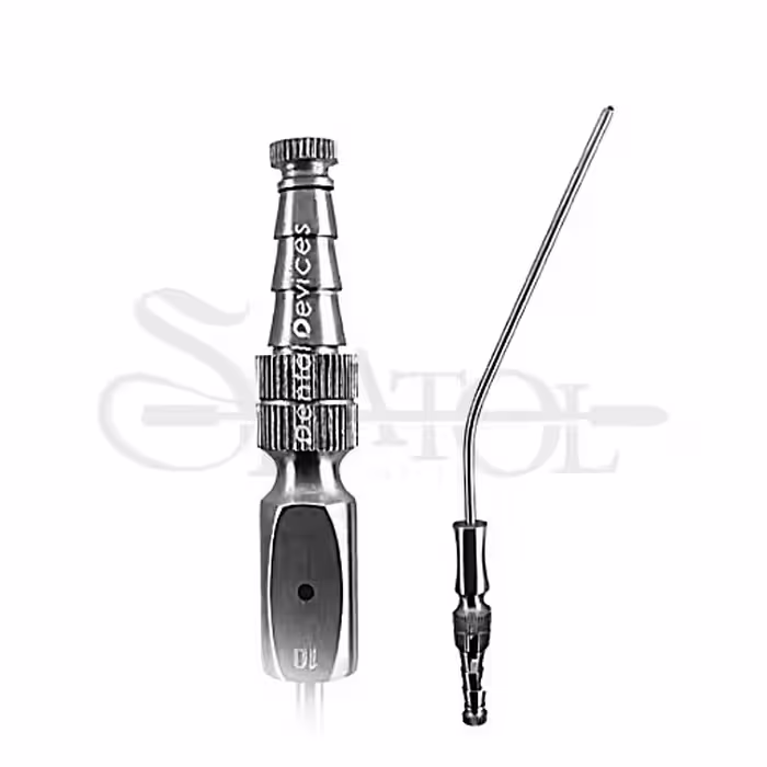 سرساکشن فلزی جراحی شماره 10 Metal Surgical Aspirator Tipsدنتال دیوایسDental Devices