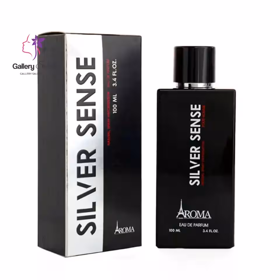 ادکلن مردانه آروما سیلور سنت حجم 100 میلی لیتر/Aroma Silver Sense Men’s Perfume 100 ml