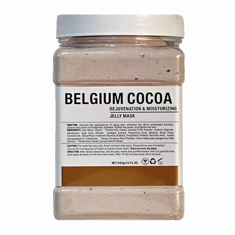 ماسک هیدروژلی دکتر مینایر Dr.Meinaier مدل شکلات بلژیکی Belgium Cocoa حجم 650g