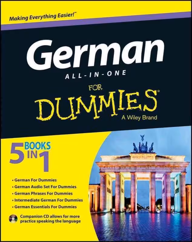 کتاب آلمانی جرمن آل این وان فور دامیز German All in One For Dummies