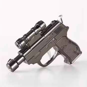 فندک گازی تفنگی کلت لیزردار