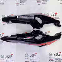 قاب ( کاور ) دمی عقب زیر زین موتور اپاچی 200 جدید نیوفیس مشکی اصلی (جفتی)
