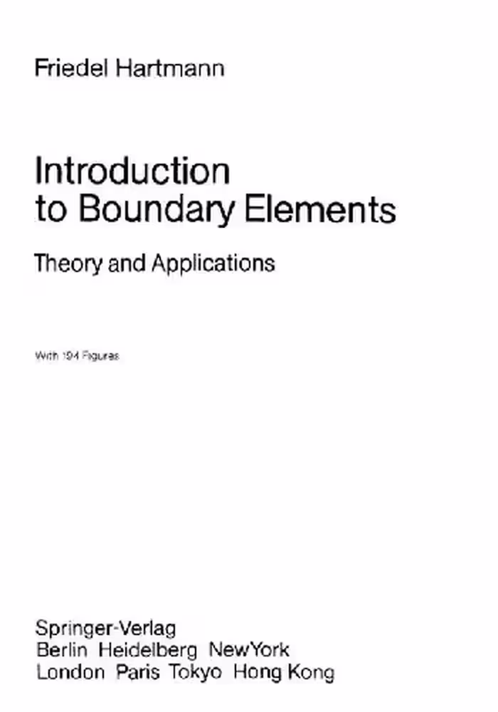 خرید و دانلود نسخه کامل کتاب Introduction to boundary elements: theory and applications