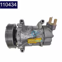 کمپرسور کولر پژو 206/207 (مدل جدید سه پیچ)، برند ساندن اصلی، کد ایساکو 110434