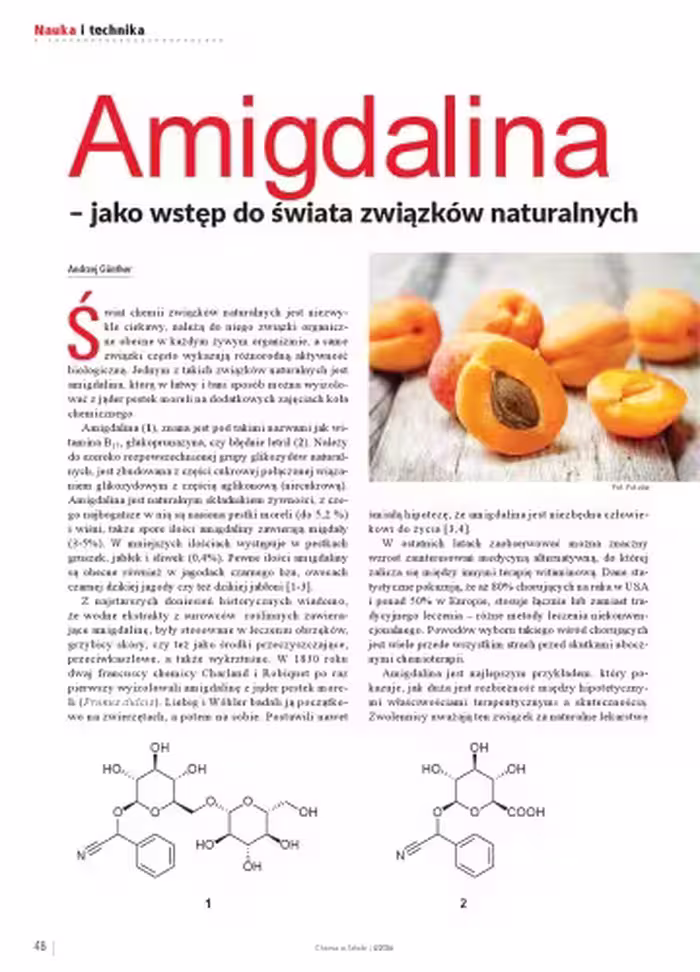 خرید و دانلود نسخه کامل کتاب Amigdalina jako wstęp do świata związków naturalnych