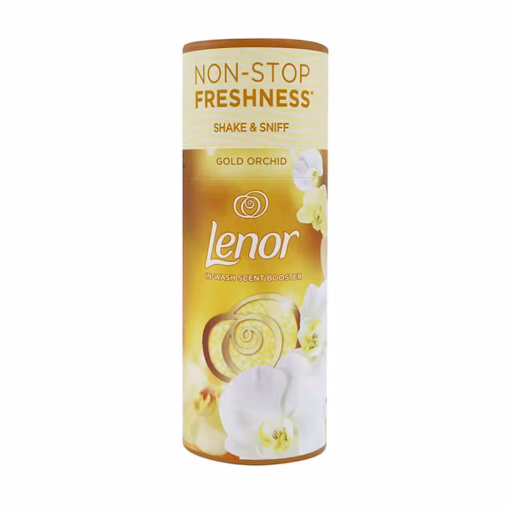 دانه خوشبو کننده لباس با رایحه ارکیده طلایی لنور Lenor حجم 176 گرمی