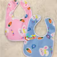 پیش بند نوزاد مخمل خرگوش و هویج