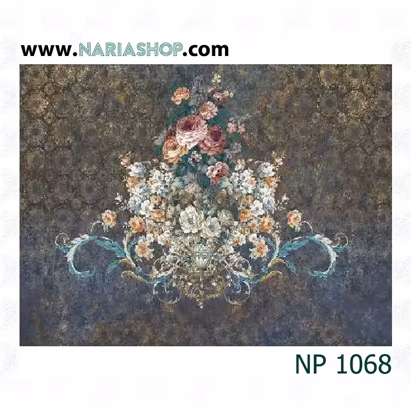 پوستر دیواری کلاسیک خاکستری NP1068