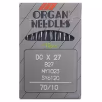 خرید سوزن چرخ خیاطی صنعتی راسته دوز ارگان مدل دی سی DC سایز 10 بسته 10 عددی