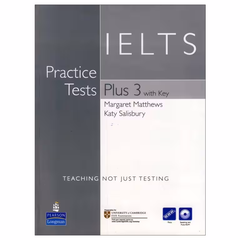 IELTS Practice Tests Plus 3 with Key ، (کتاب آیلتس تست پلاس)