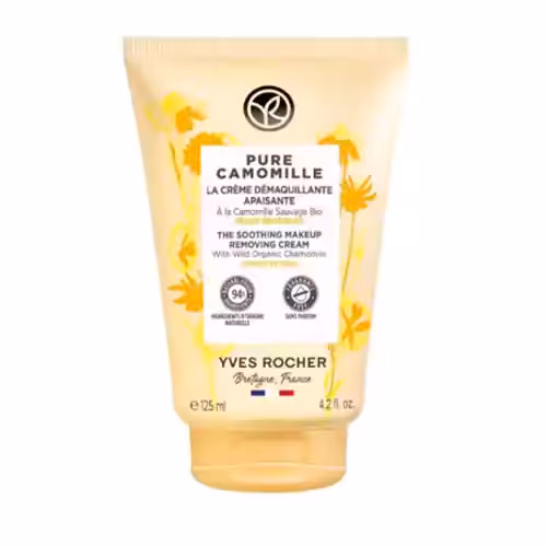 کرم پاک کننده آرایش فرانسوی ایوروشه Yves Rocher Pure Camomille حاوی عصاره بابونه خالص 125 میل