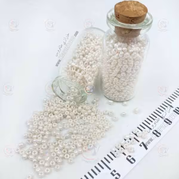 منجوق ریز بسته 40 گرمی ( خاکی مات )