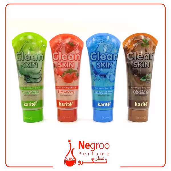 اسکراب تیوپی صورت و بدن کاریته