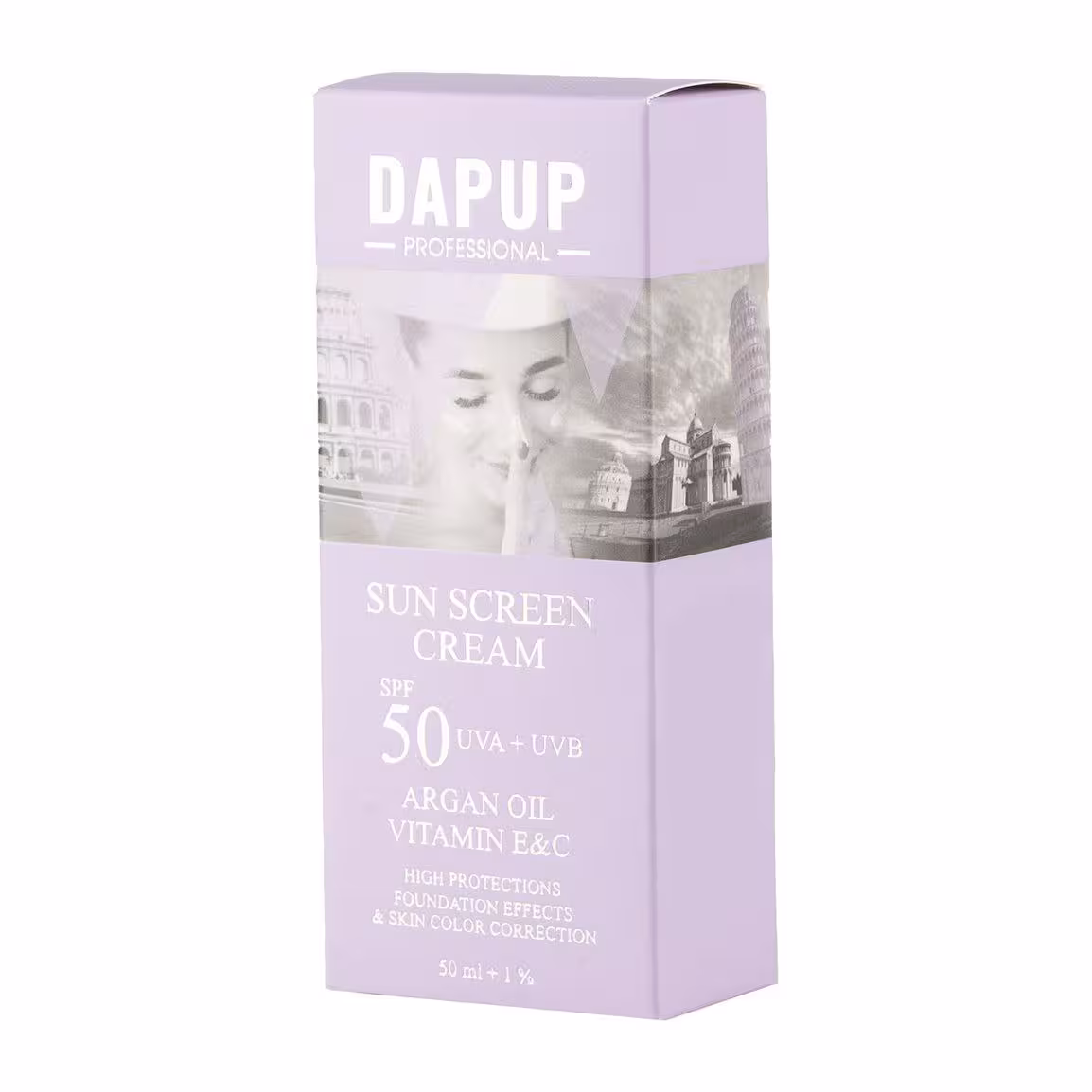 کرم ضد افتاب رنگی spf50 دپاپ 50ml