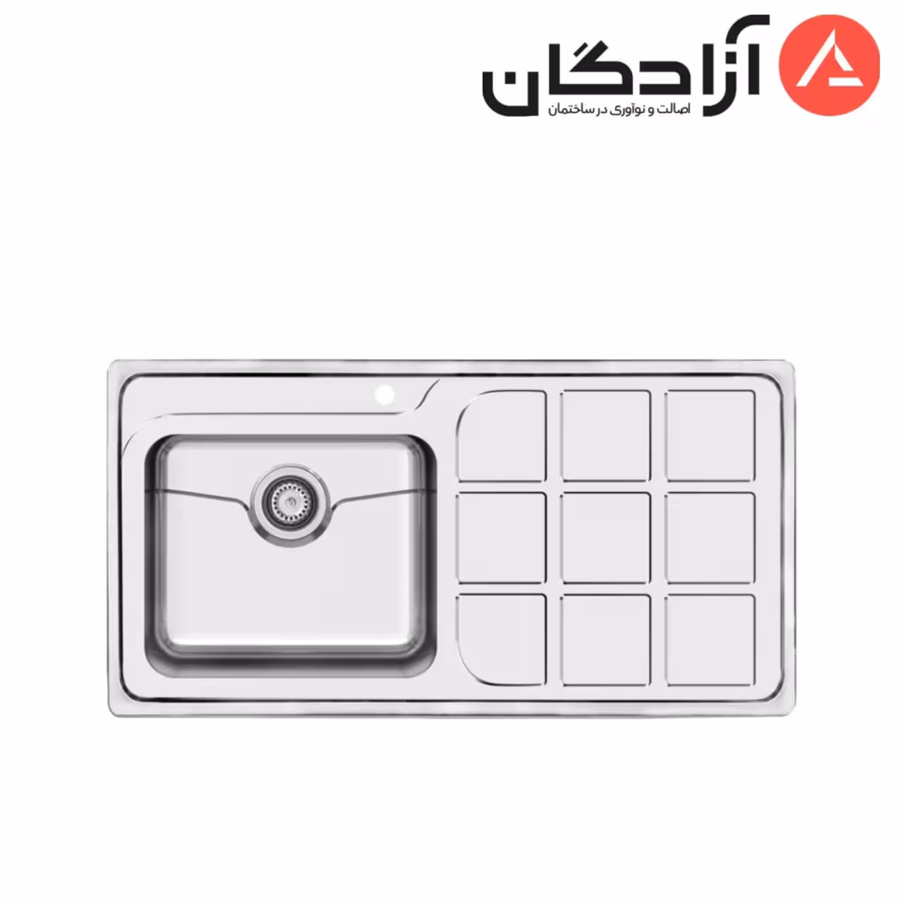 سینک فانتزی توکار میکس پلاس مدل 7032P45