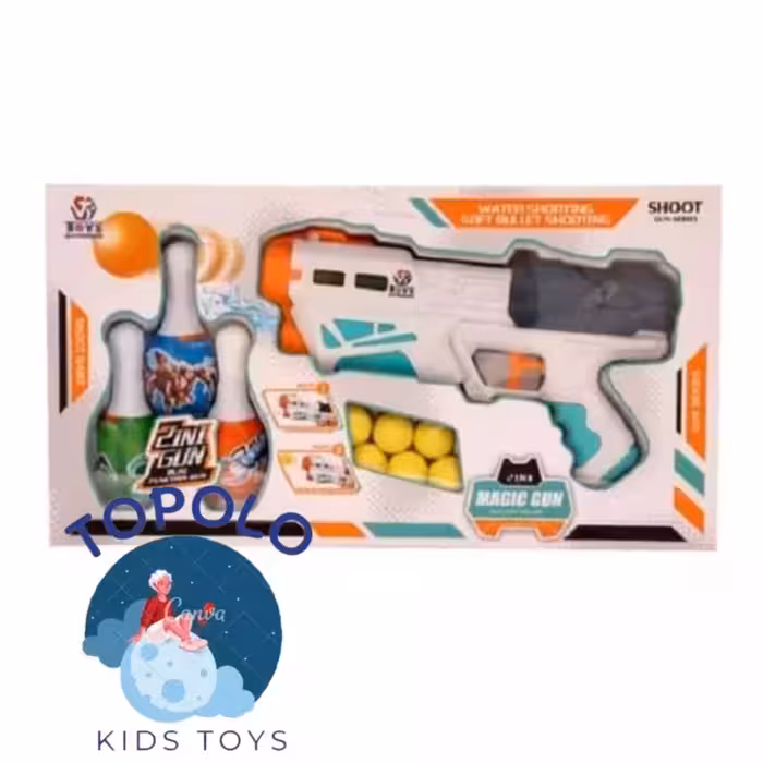 ست تفنگ دو کاره(اب پاش و تیر پرتابی)