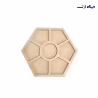 بیس MDF اردو خوری شش ضلعی 7خانه قطر25سانت