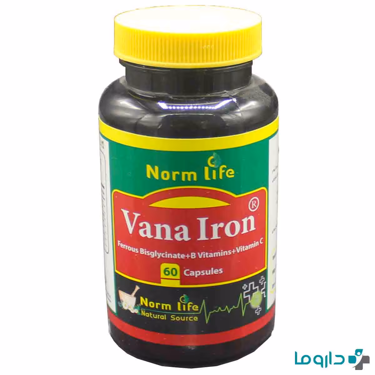 کپسول وانا آیرون نورم لایف 60 عددی
