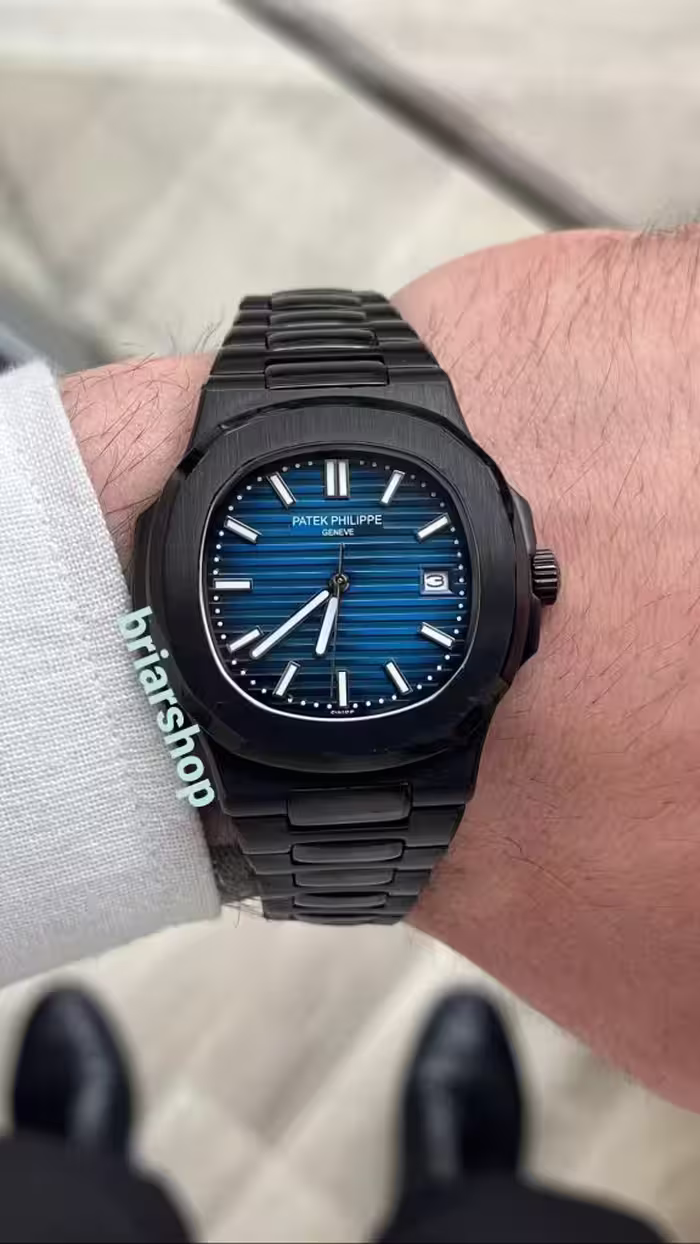 ساعت مچی مردانه پتک فیلیپ patek philippe nautilus watch BE/B/B ساعت پتک فیلیپ مشکی ساعت مردانه ساعت مشکی ساعت patek ساعت هوشمند ساعت پسرانه