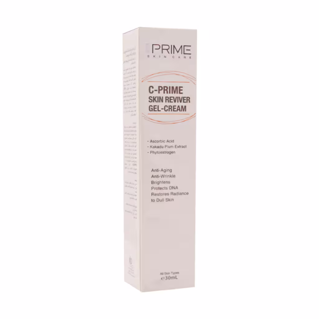 ژل کرم ضد چروک و روشن کننده سی پرایم 30میلی لیتر | Prime C-Prime Invisible Skin Reviver Gel
