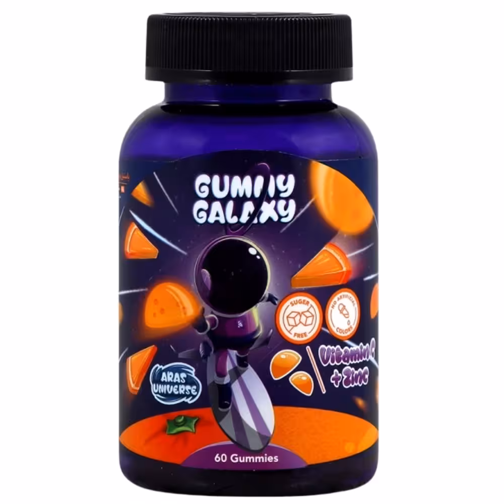 پاستیل ویتامین C و زینک گامی گلکسی