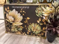 تابلو تکسچر برجسته طرح گل
