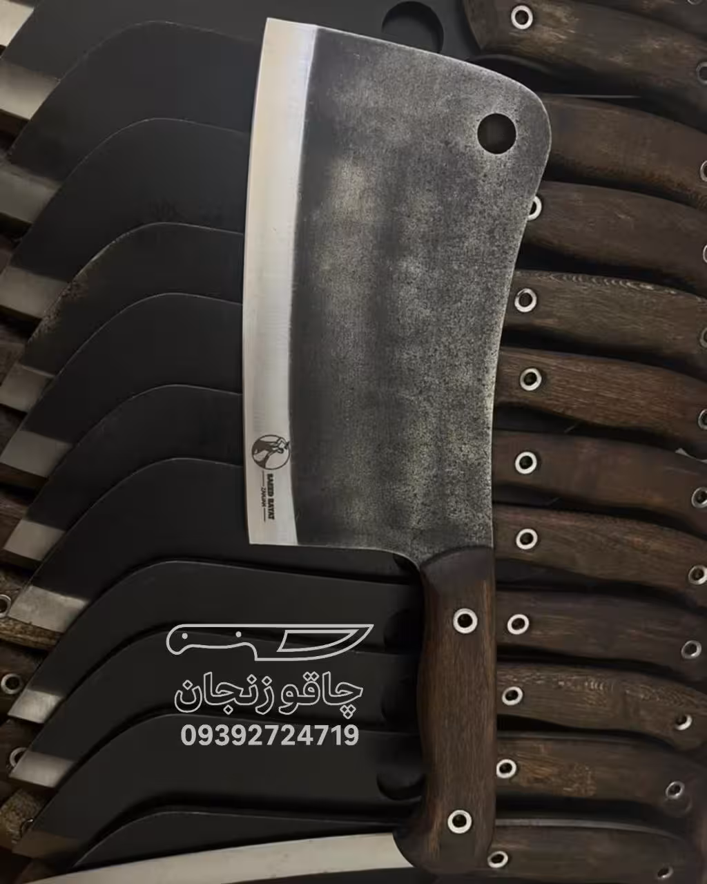 ساطور فولادی بیات ساخت زنجان دستساز مخصوص استخوان