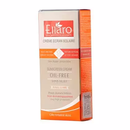 کرم ضد آفتاب بژ روشن SPF 50 مناسب پوست چرب الارو