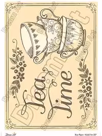 دکوپاژ برنجی(الیافی)دریم آرت کد 209 طرح نوشته انگلیسی