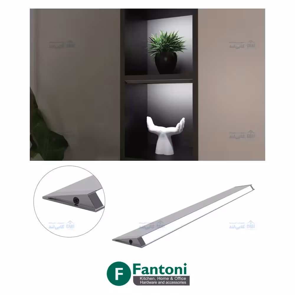 چراغ LED دکوراتیو مثلثی کنیک سایز 60 تا 120 فانتونی N593 تا N595
