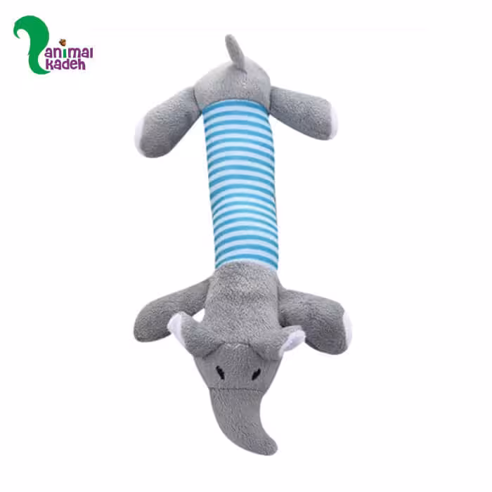 اسباب بازی سوتک دار پارچه ای (طرح فیل)