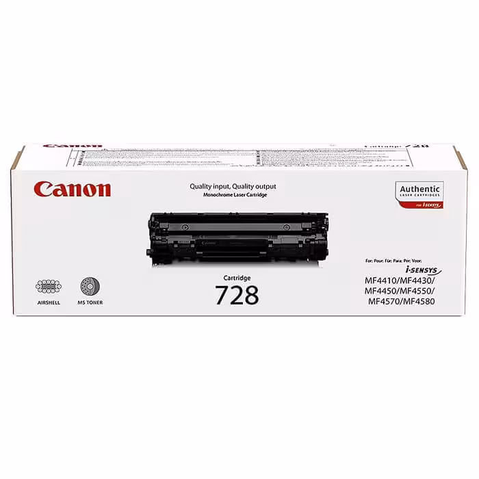 تونر کارتریج مشکی کانن مدل 728-طرح